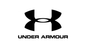 Under Armour's iconic black and white logo, embodying strength, innovation, and high-performance athletic wear.