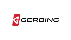 Gerbing logo in red and black, representing innovative heated clothing for superior warmth and comfort.