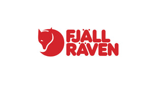 Iconic red Fjallraven fox logo representing durable outdoor apparel and gear inspired by nature.