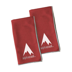 AlphaCool Mesh Instant Cooling Towel (2-Pack) - Front