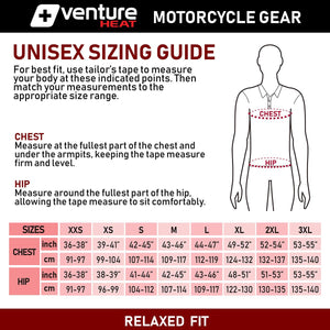 Venture Heat 12V Deluxe Motorcycle Heated Jacket Liner (Size XS)