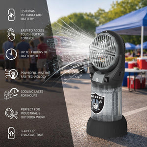AlphaCool Las Vegas Raiders CoolBurst Misting Fan