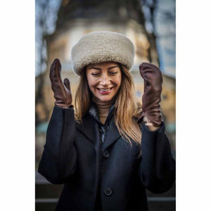 Hestra Women's Tiril Deerskin Leather Mittens