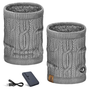 ActionHeat 5V Battery Cable Knit Heated Neck Gaiter