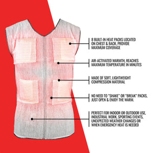ActionHeat Instant Warming Vest (One-Time Use)