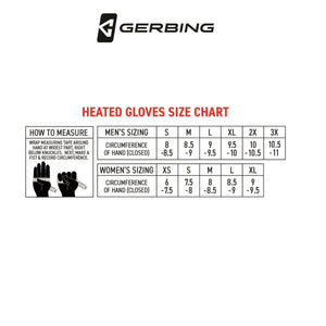 Gerbing GT5 12V Hybrid Heated Motorcycle Gloves