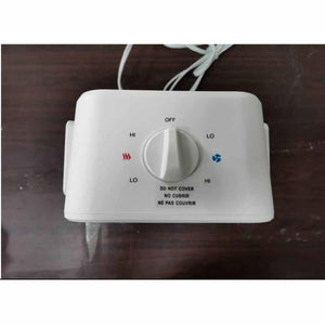 World Marketing Comfort Glow All Season Electric Fan and Heater - White