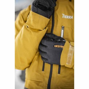 Hestra Unisex Army Leather Wool Terry 5-Finger Ski Gloves