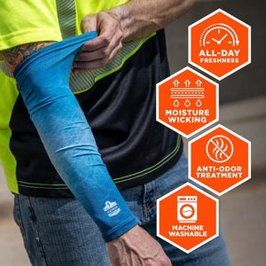 Ergodyne Chill-Its 6695 Sun Protection Arm Sleeves - Pair