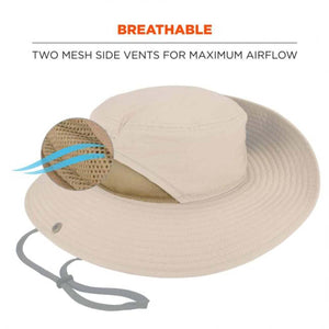Ergodyne Chill-Its 8936 Lightweight Ranger Hat with Mesh Paneling