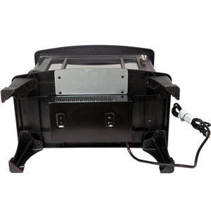 World Marketing Comfort Glow The Sanibel 3-Sided Infrared Quartz Electric Stove - Black