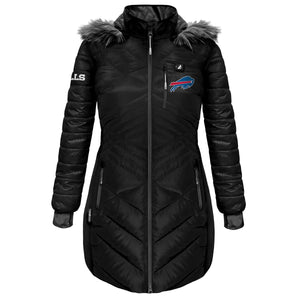 ActionHeat Buffalo Bills 5V Women's Long Puffer Battery Heated Jacket