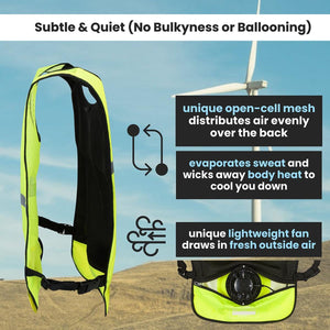 Venture Heat 5V 1 Speed Wearable Cooling Fan Vest