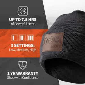 Gobi Heat Summit Men's 2 Zone Heated Beanie