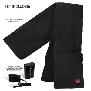 Aheata 7V Battery Heated Fleece Scarf