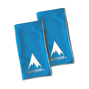 AlphaCool Mesh Instant Cooling Towel (2-Pack) - Front