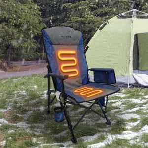 ExtremeHEAT Heated Camping Chair with 20000mAh Power Bank