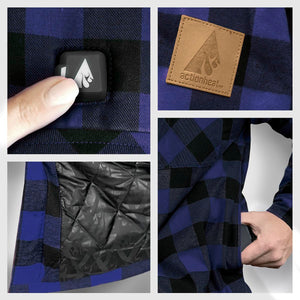 ActionHeat 5V Battery Heated Flannel Shirt