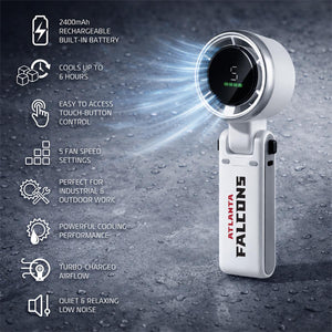 AlphaCool Atlanta Falcons Rechargeable Handheld Fan