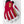 Hestra Unisex Ergo Grip Active Wool Terry 5-Finger Gloves - Red/Off White Size 7