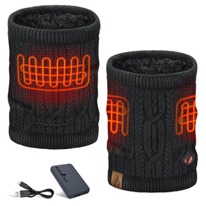 ActionHeat 5V Battery Cable Knit Heated Neck Gaiter
