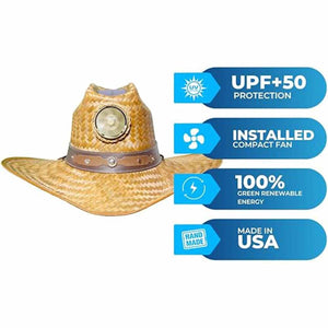 Kool Breeze Solar Fan Cowboy Hat