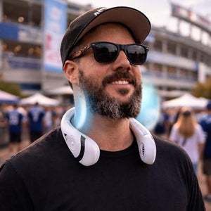 AlphaCool Detroit Lions Wearable Personal Bladeless Neck Fan