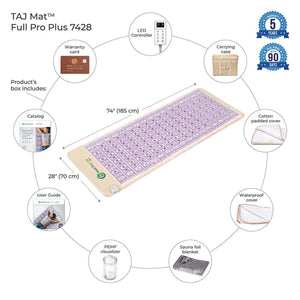 HealthyLine TAJ-Mat Full Pro Plus 7428 Firm - Photon PEMF InfraMat Pro