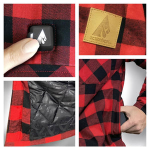 ActionHeat 5V Battery Heated Flannel Shirt