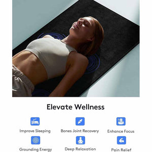 UTK Full Body Bio-PEMF Mat, Bio-Electromagnetic Field Therapy - Black