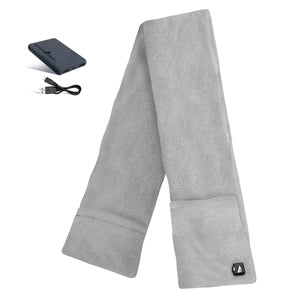 ActionHeat 5V Battery Heated Fleece Scarf with Pockets