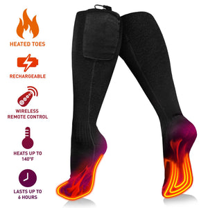 Aheata 5V Battery Heated Socks with Remote Control
