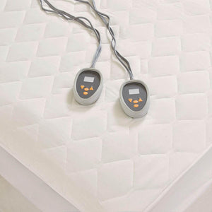 Beautyrest Cotton Deep Pocket Heated Mattress Pad with 20 Heat Settings - King / Cal King