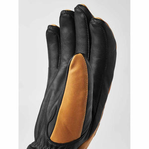 Hestra Unisex Army Leather Wool Terry 5-Finger Ski Gloves