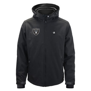 ActionHeat Las Vegas Raiders 5V Men's Softshell Battery Heated Jacket