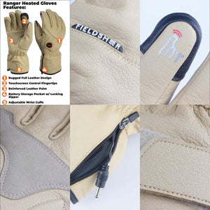 Fieldsheer Mobile Warming 7.4V Unisex Ranger Heated Work Gloves (3XL)