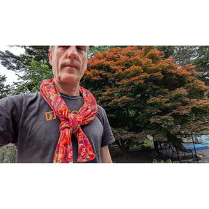 Nano-Ice Cooling Necklace + Scarf | 2+ Hours of Cooling Relief - Paisley