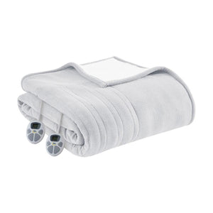 Serta Heated Fleece to Sherpa Blanket - Full / Queen