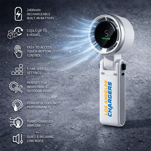 AlphaCool Los Angeles Chargers Rechargeable Handheld Fan