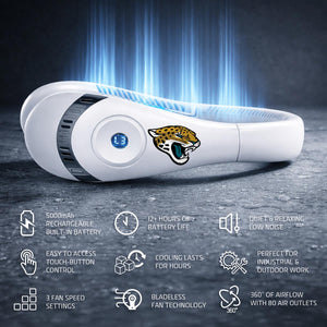 AlphaCool Jacksonville Jaguars Wearable Personal Bladeless Neck Fan