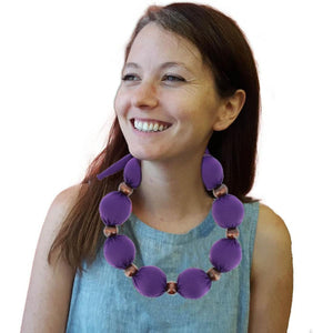 Nano-Ice Cooling Necklace | 2+ Hours of Cooling Relief - Purple