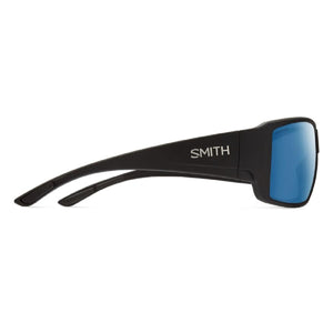 Smith Optics Guide's Choice Sunglasses ChromaPop Glass Polarized Blue Mirror - Matte Black Frame