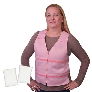 Polar Products Cool58 Phase Change Adjustable Front Zipper Cooling Vest for Size M/L