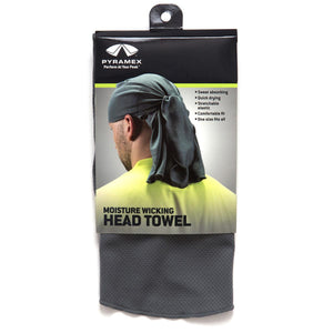Pyramex Safety Skull Cap with Ties - Gray