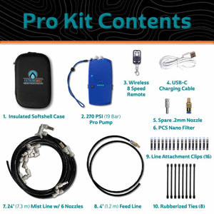 ExtremeMIST Personal Misting System Quad Kit
