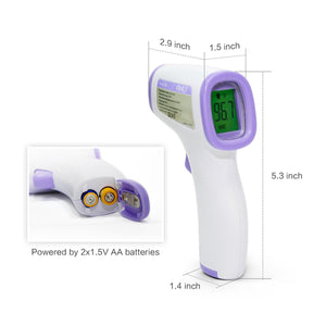 UTK No Contact Forehead Digital Infrared Thermometer with LCD Display