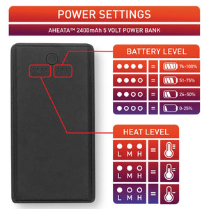 Aheata 5V Battery Heated Socks with Remote Control