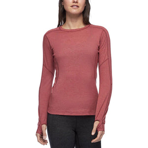 Black Diamond Women's Solution 150 Merino Base Crew (Black, M)