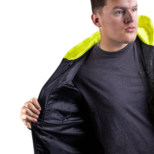 Gobi Heat Men's Beam Workwear Heated High-Vis Hoodie