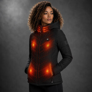 ActionHeat Pro Series+ Bluetooth Women's Puffer Heated Jacket